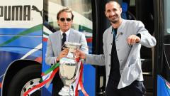 Roberto Mancini Giorgio Chiellini Italy Euro 2020